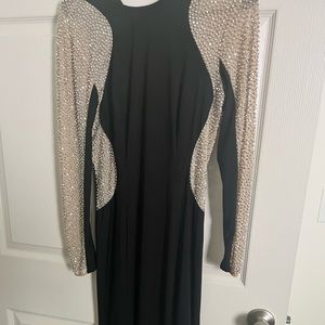 Black Sequin gown